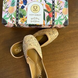 Women's Gold Embellished Sandals